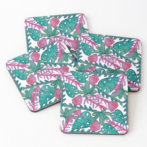 Item preview, Under the Sea marine vegetation pattern in watercolor technique designed and sold by Janis Sarahi Tapia Aisalla.