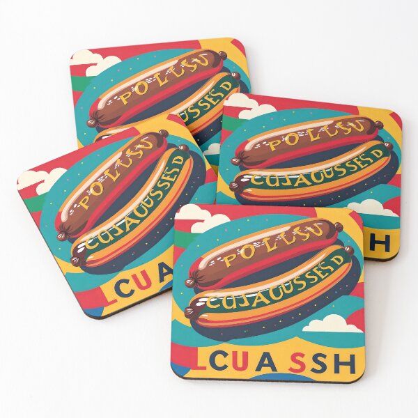 Item preview, POLISH SAUSSAGES STOCKING STUFFER designed and sold by PIGCASSOSAIART.