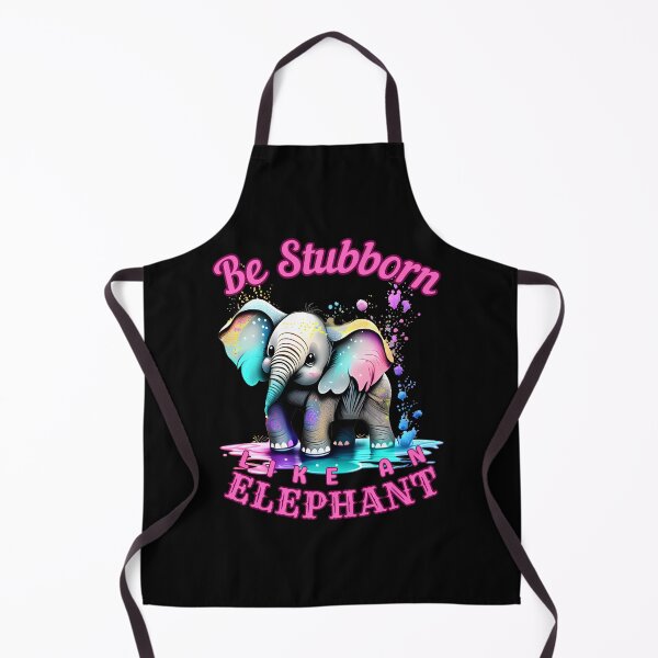Item preview, Be Stubborn Like an Elephant. elephant head designed and sold by ElephantVibes.