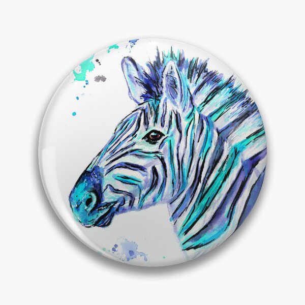Item preview, Colourful Watercolour Zebra designed and sold by SaltySerenity.