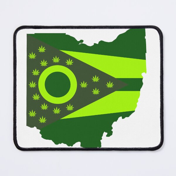 Item preview, Ohio State Marijuana Flag designed and sold by BuzzDalways.