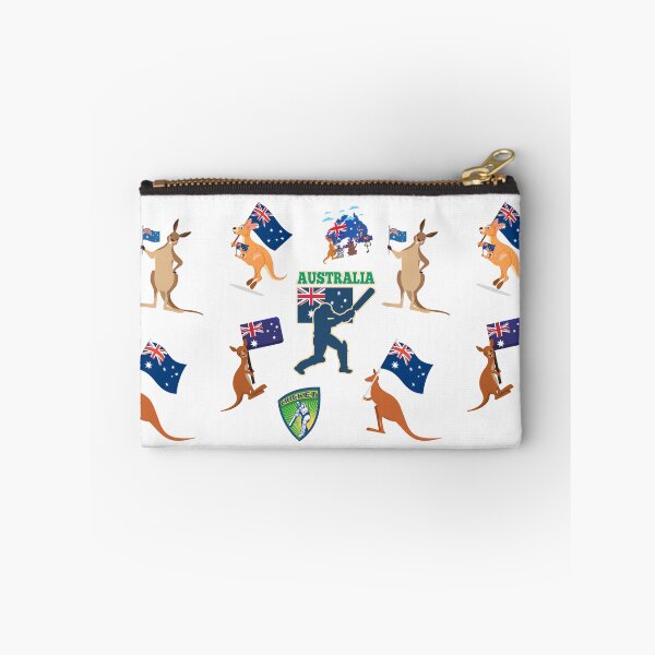Item preview, Team Australia Cricket Pulse Seamless Pattern designed and sold by mushnpotato.