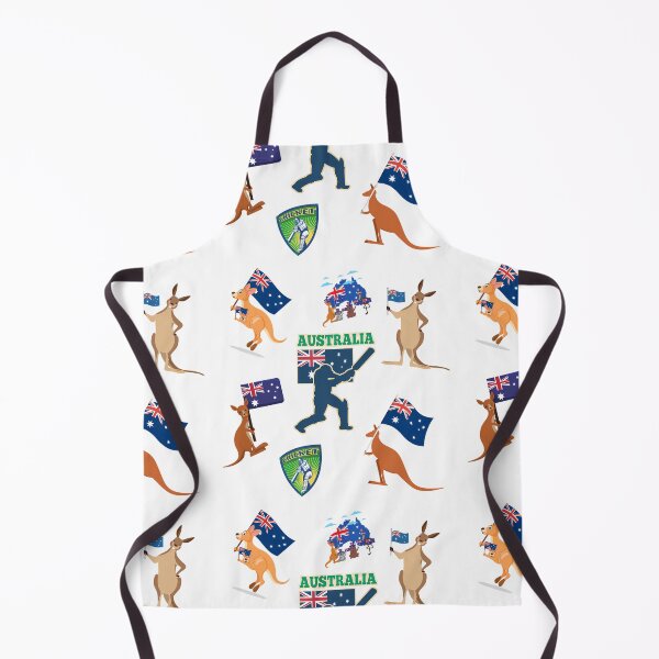 Item preview, Team Australia Cricket Pulse Seamless Pattern designed and sold by mushnpotato.