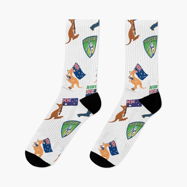 Item preview, Team Australia Cricket Pulse Seamless Pattern designed and sold by mushnpotato.