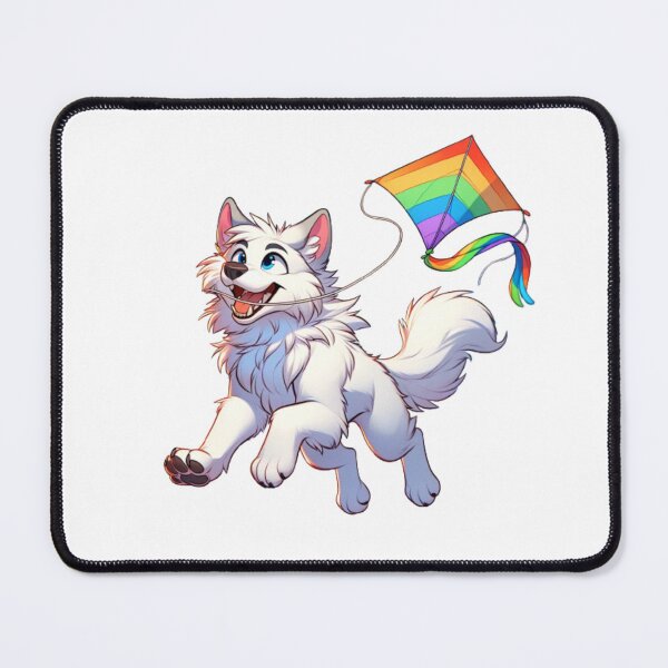 Item preview, Rainbow Run with a Joyful Pup designed and sold by PlayfulCartoons.