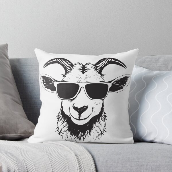 Item preview, Cool Goat wearing sunglasses designed and sold by LionessLove.