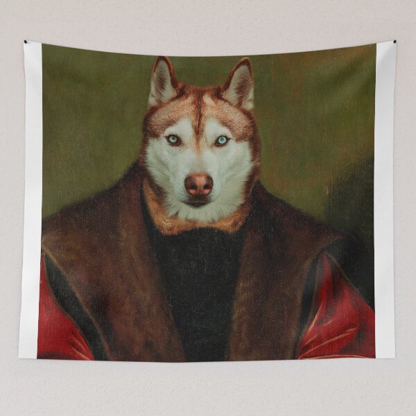 Item preview, Siberian Husky Renaissance Portrait_Dog designed and sold by TeraiNB.