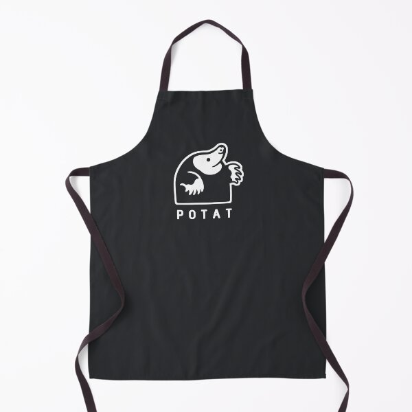 Item preview, Small mole. minimal art of a cute furry potato in white ink designed and sold by martodesign.