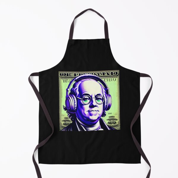 Item preview, Bankroll Ben Franklin with Retro Headphones designed and sold by musicgeniusart.