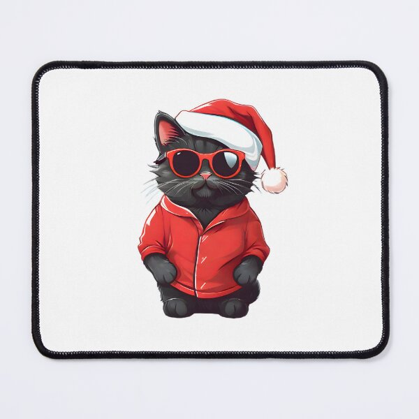 Item preview, black cat santa designed and sold by HOMETOWN86.