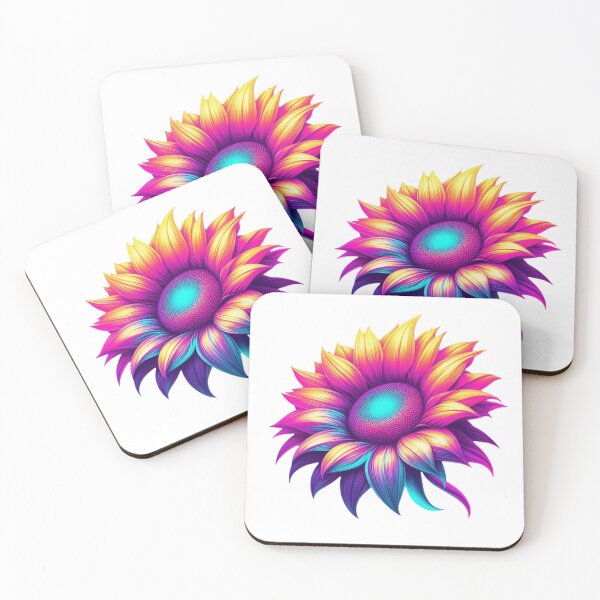 Item preview, Sunflower in Neon Color Lighting designed and sold by erkabees.
