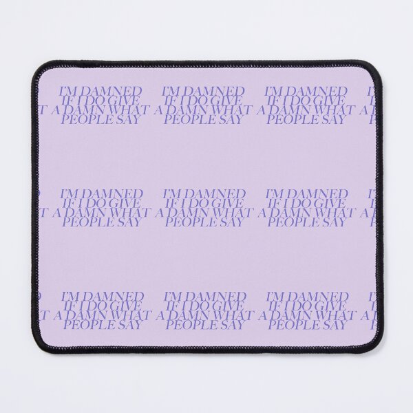 Item preview, I'm damned if I do give a damn what people say - Lavender Haze by Taylor Swift designed and sold by sorciere-bleue.