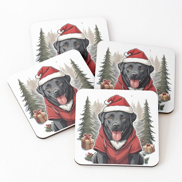 Item preview, Cute Christmas Lab Smiling designed and sold by PlanetMarker.