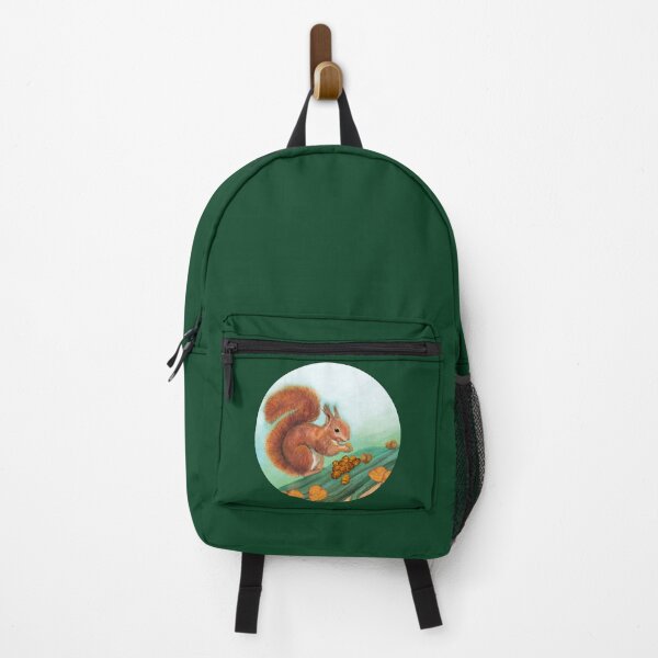 Item preview, Squirrel with hazelnuts illustration designed and sold by Julia Doria.