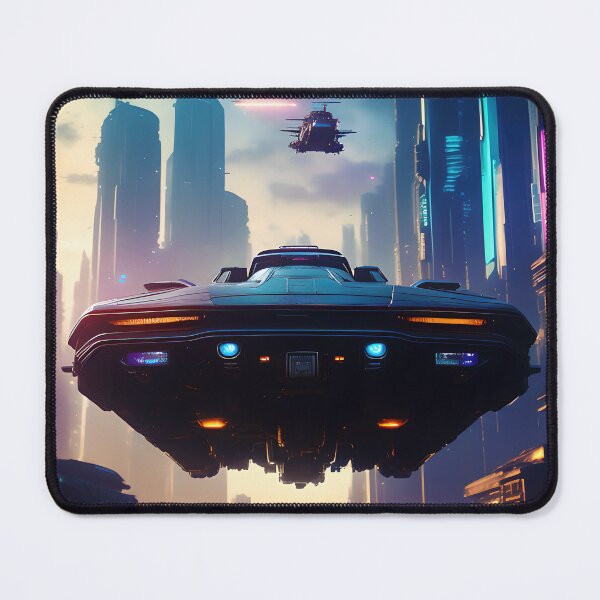 Item preview, Futuristic flying car in the city of the future designed and sold by stevanovicigor.