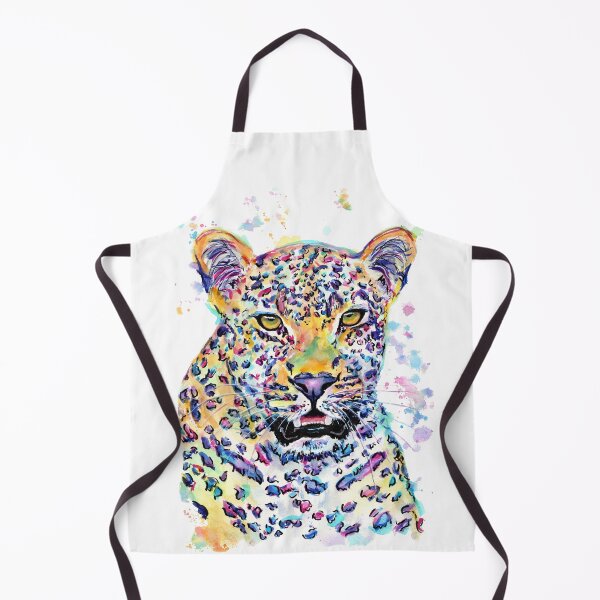 Item preview, Colourful Watercolour Leopard designed and sold by SaltySerenity.