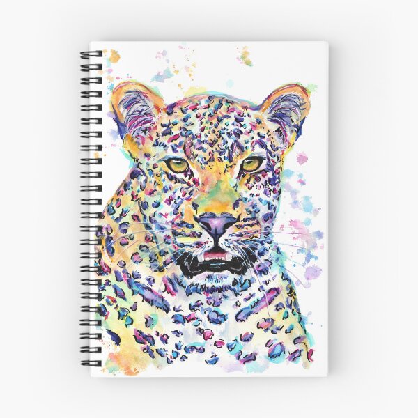 Item preview, Colourful Watercolour Leopard designed and sold by SaltySerenity.