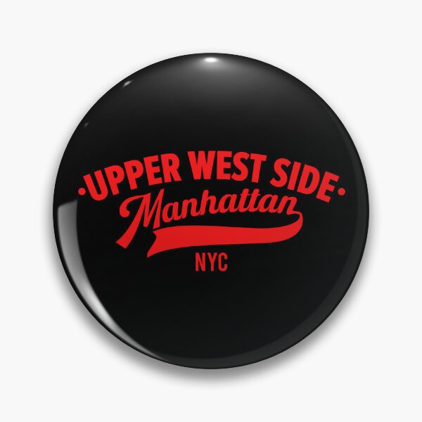 Item preview, Upper West Side Manhattan Minimal Typo Art - NYC Urban Vibes designed and sold by Boogosh.