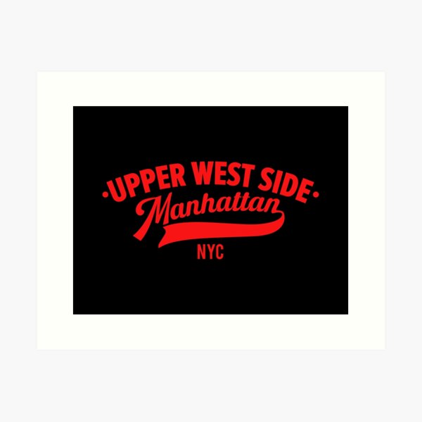 Artikel-Vorschau von Upper West Side Manhattan Minimal Typo Art - NYC Urban Vibes, designt und verkauft von Boogosh.