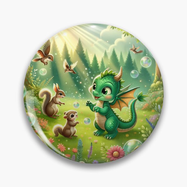 Item preview, Gleeful Green Dragon designed and sold by Variety Vault.