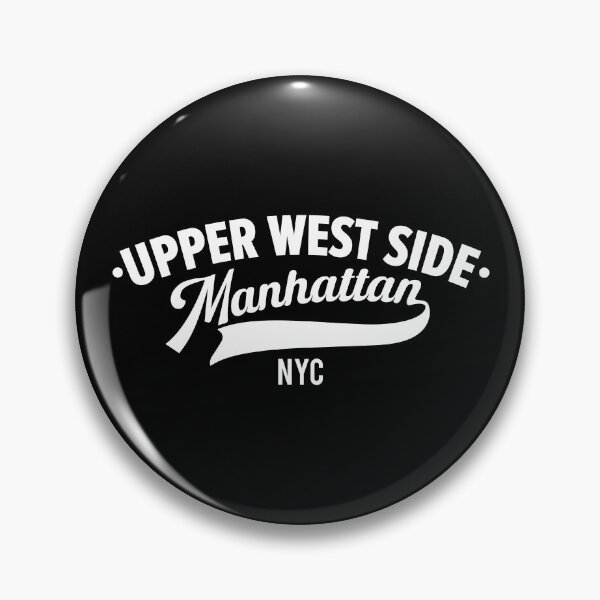 Item preview, Upper West Side Manhattan Minimal Typo Art - NYC Urban Vibes designed and sold by Boogosh.