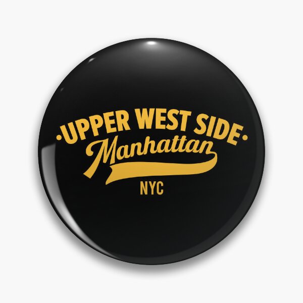 Item preview, Upper West Side Manhattan Minimal Typo Art - NYC Urban Vibes designed and sold by Boogosh.