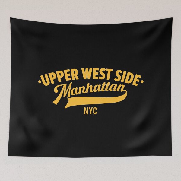 Item preview, Upper West Side Manhattan Minimal Typo Art - NYC Urban Vibes designed and sold by Boogosh.