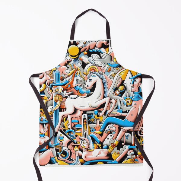 Item preview, horse in colorful world designed and sold by onedoublenine.
