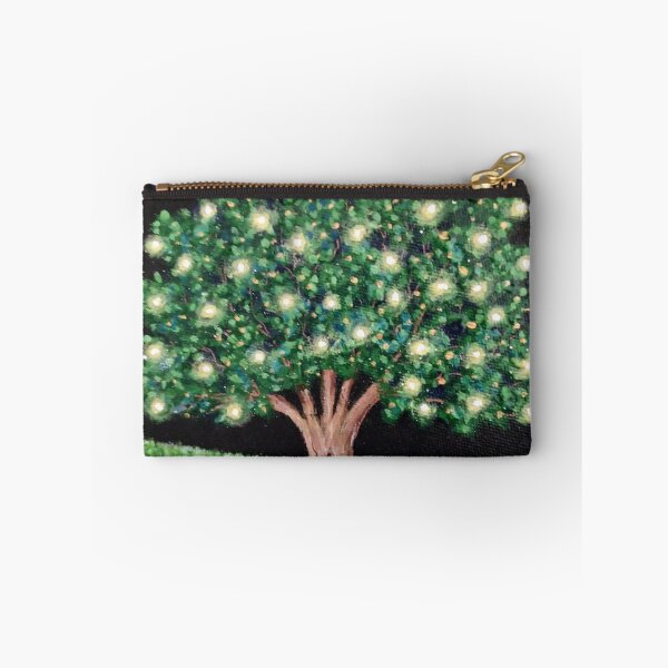 Artikelvorschau, Leuchtendes Weihnachtsbaum-Acrylgemälde entworfen und verkauft von BellaArtsy.