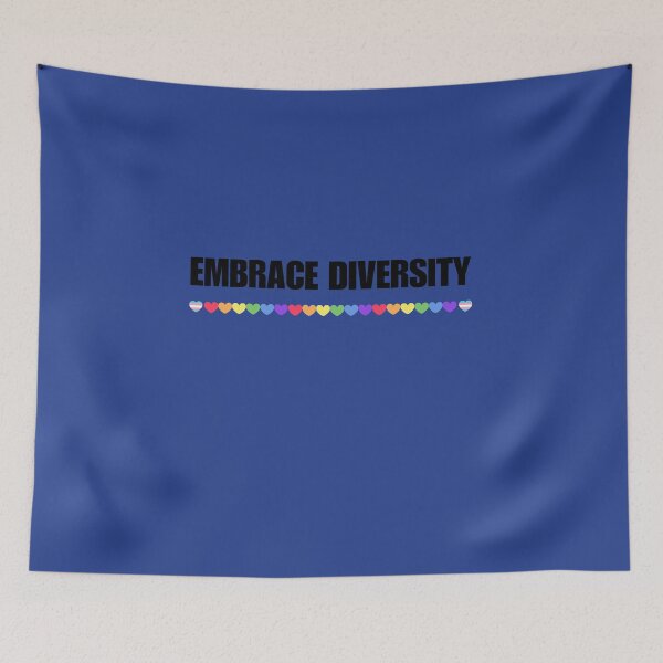 Item preview, LGBTQ T-shirt, Embrace Diversity. LGBTQ Slogan T-shirt designed and sold by PrideBeProud.