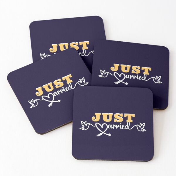 Item preview, Just Married designed and sold by Ninety9Secrets.