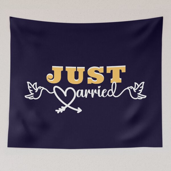 Item preview, Just Married designed and sold by Ninety9Secrets.