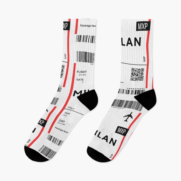 Item preview, Milan, Italy Airplane Boarding Pass designed and sold by RoamInk.