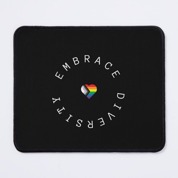 Item preview, LGBTQ T-shirt, Embrace Diversity LGBTQ Slogan T-shirt designed and sold by PrideBeProud.