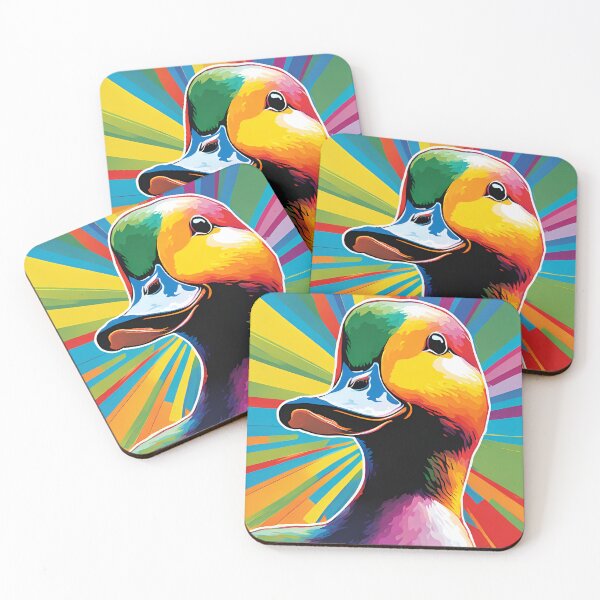 Item preview, Pop Art Duck with many colours designed and sold by SirenSeventyOne.