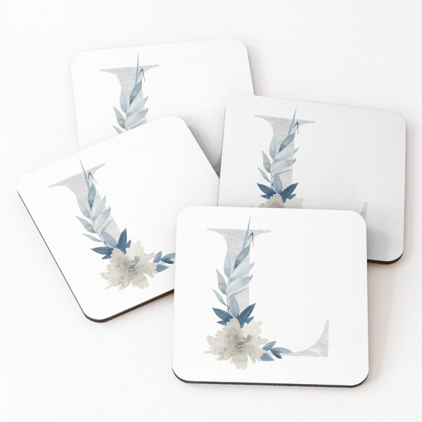 Artikelvorschau, Watercolor floral letter L with flowers.  entworfen und verkauft von tapilipa.
