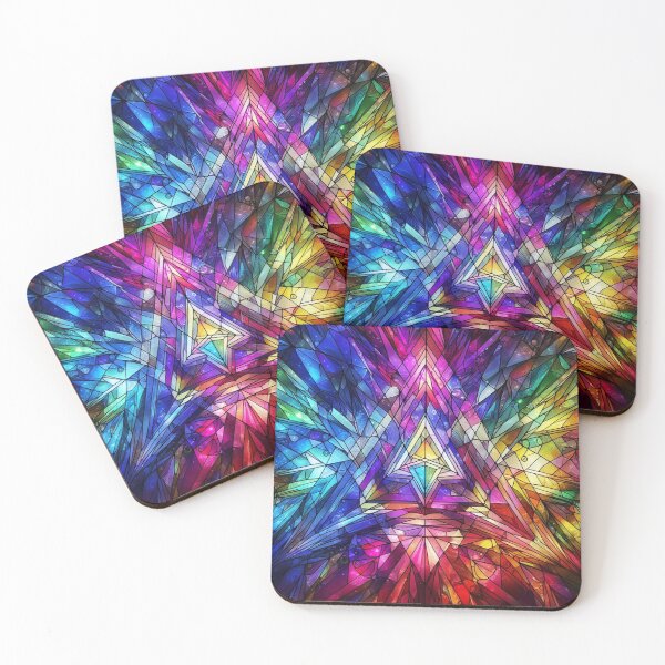 Item preview, Abstract in Neon Glasses of Triangles designed and sold by erkabees.