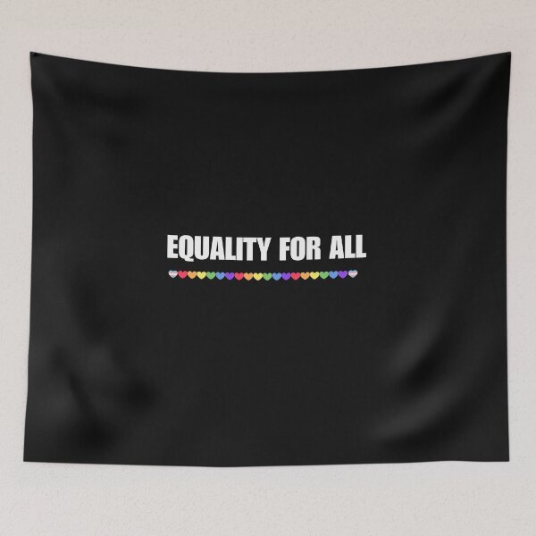 Item preview, LGBTQ T-shirt, Equality for all. LGBTQ Slogan T-shirt designed and sold by PrideBeProud.