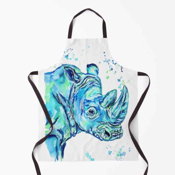Item preview, Colourful Watercolour Rhino designed and sold by SaltySerenity.