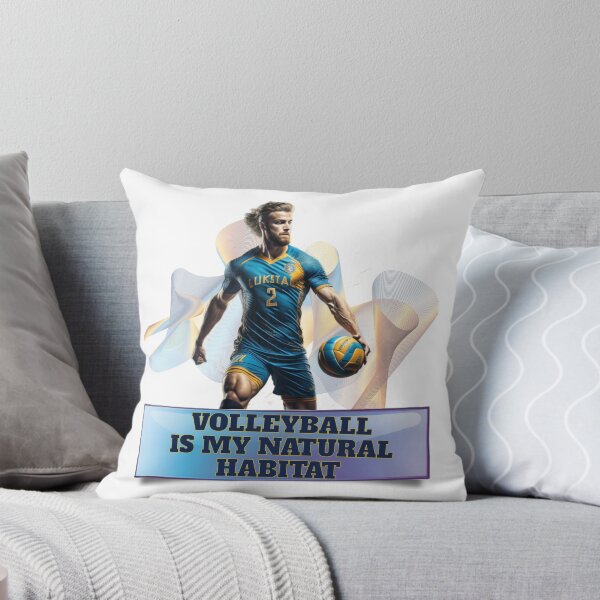 Item preview, Volleyball Player with Ball Illustration designed and sold by Hungry-Murphy.