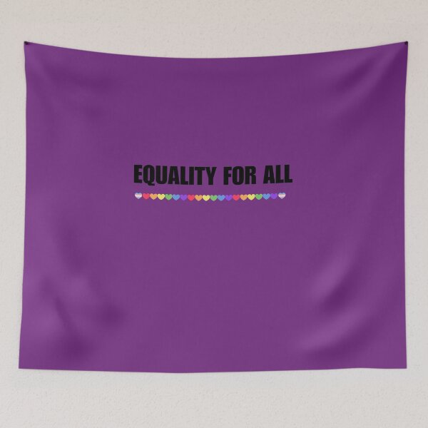 Item preview, LGBTQ T-shirt, Equality for all. LGBTQ Slogan T-shirt designed and sold by PrideBeProud.