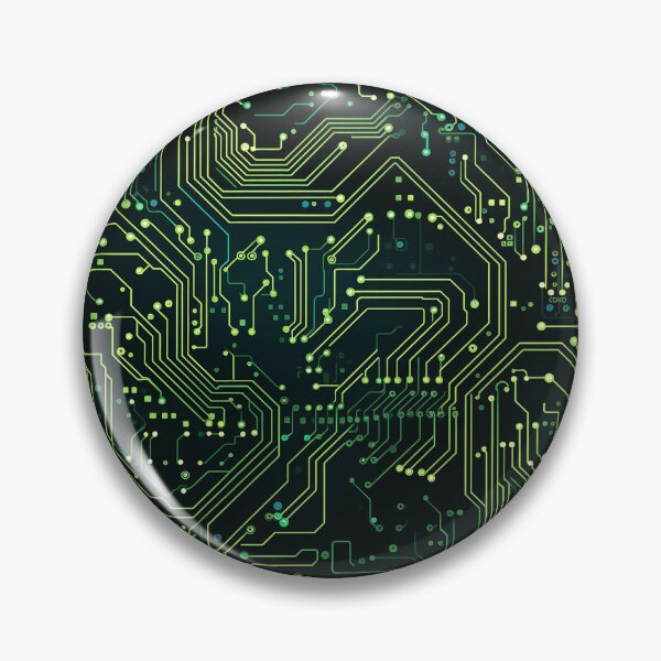 Item preview, Green Circuit Board Repeating Pattern  designed and sold by NikkofTime.