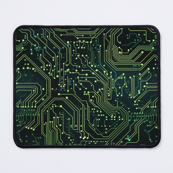 Item preview, Green Circuit Board Repeating Pattern designed and sold by NikkofTime.
