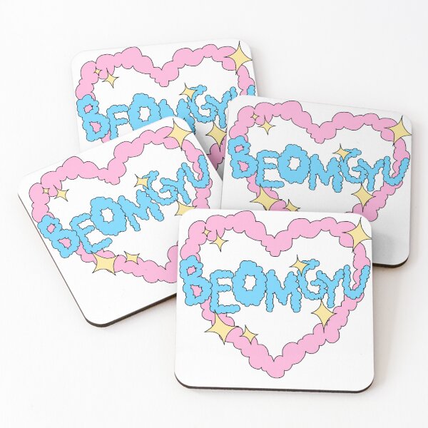 Item preview, TXT Beomgyu Bubbly Heart Print designed and sold by kirstenovich.
