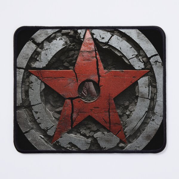 Item preview, Heroic Emblem: Red Star Art designed and sold by inkArtistryfine.