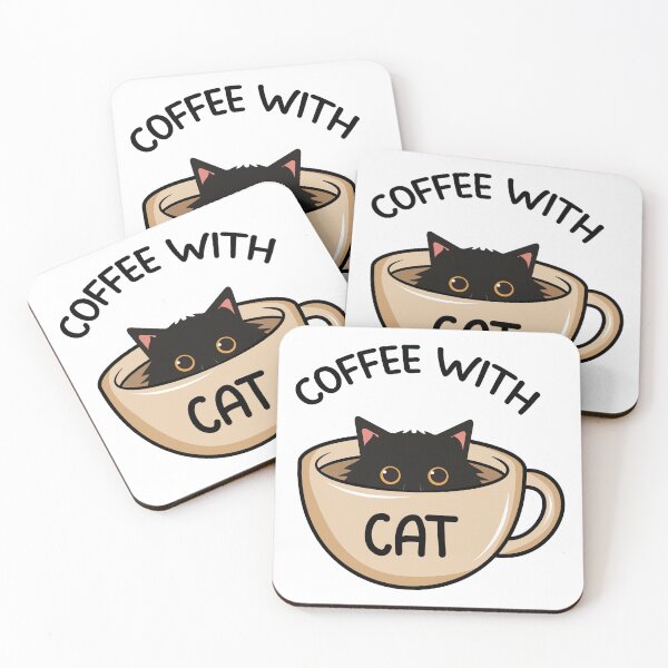 Item preview, Coffee with cat designed and sold by Gravy-tee07.