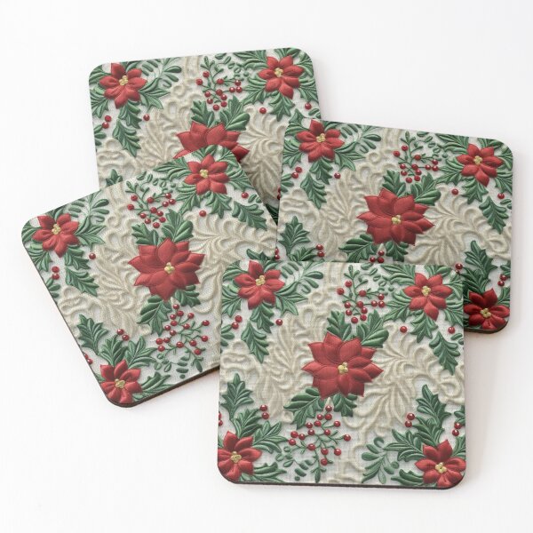 Item preview, Christmas Xmas Fake Embroidery 3D Effect Pattern No 12 designed and sold by Atomura.