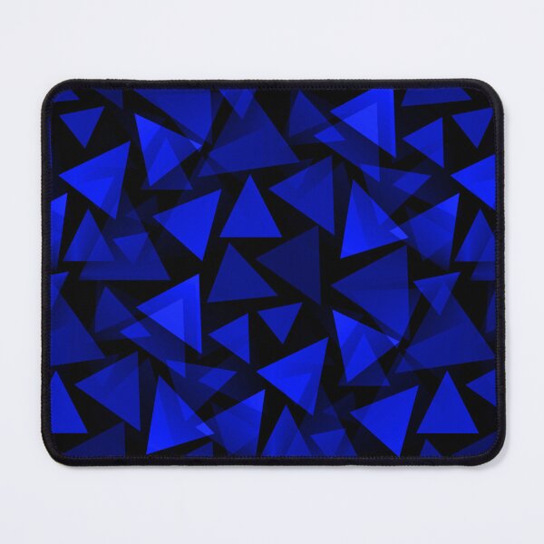 Item preview, Blue geometric triangle pattern designed and sold by iRenza.