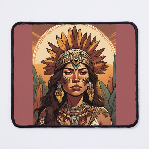Item preview, Azteca girl5 designed and sold by quotefactory.
