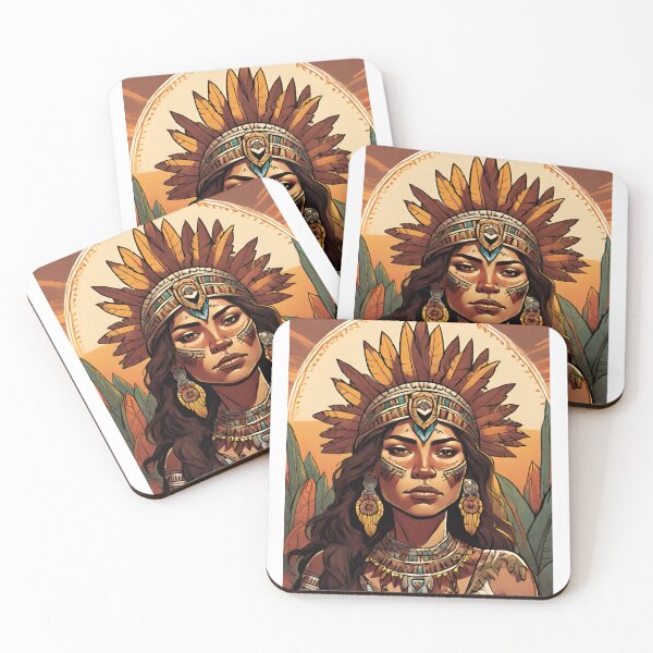 Item preview, Azteca girl5 designed and sold by quotefactory.